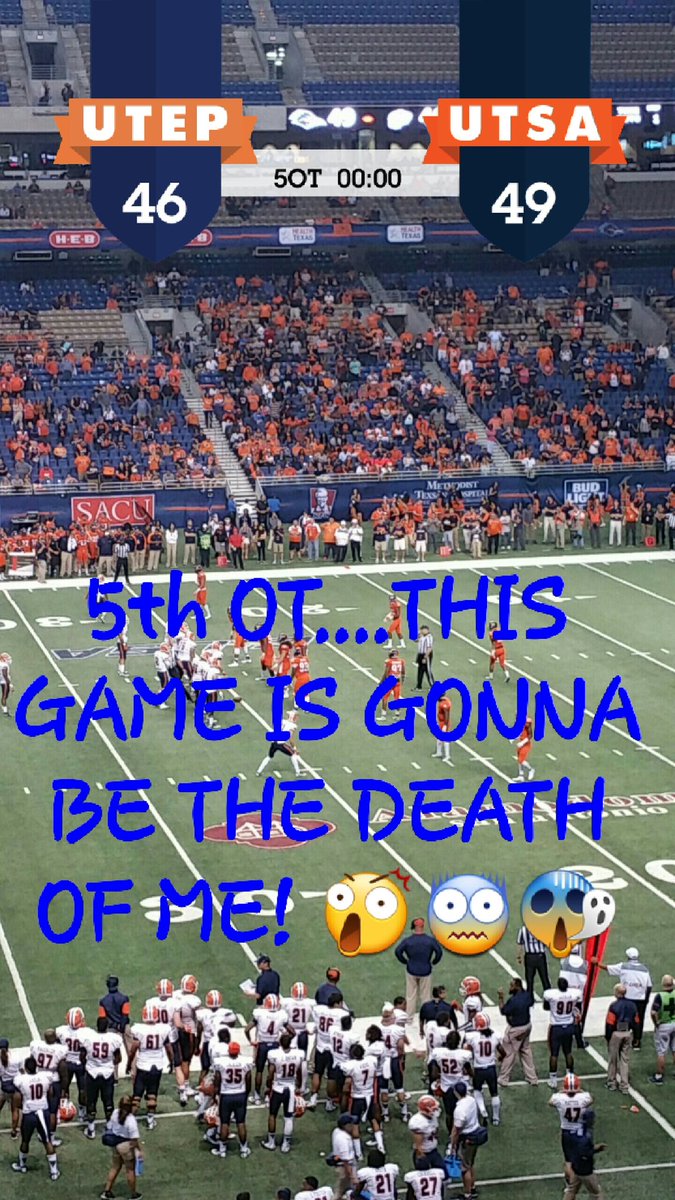 ElkinsTina1's tweet photo. Win or lose I'm still down with my team! Trusting the process! #AllHandsOnDeck #UTSAHC2016 #UTSA #UTSAALUMNI #BirdsUp #SeasonTickets ❤🔶🔷🏈 https://t.co/c5OEDAreAO