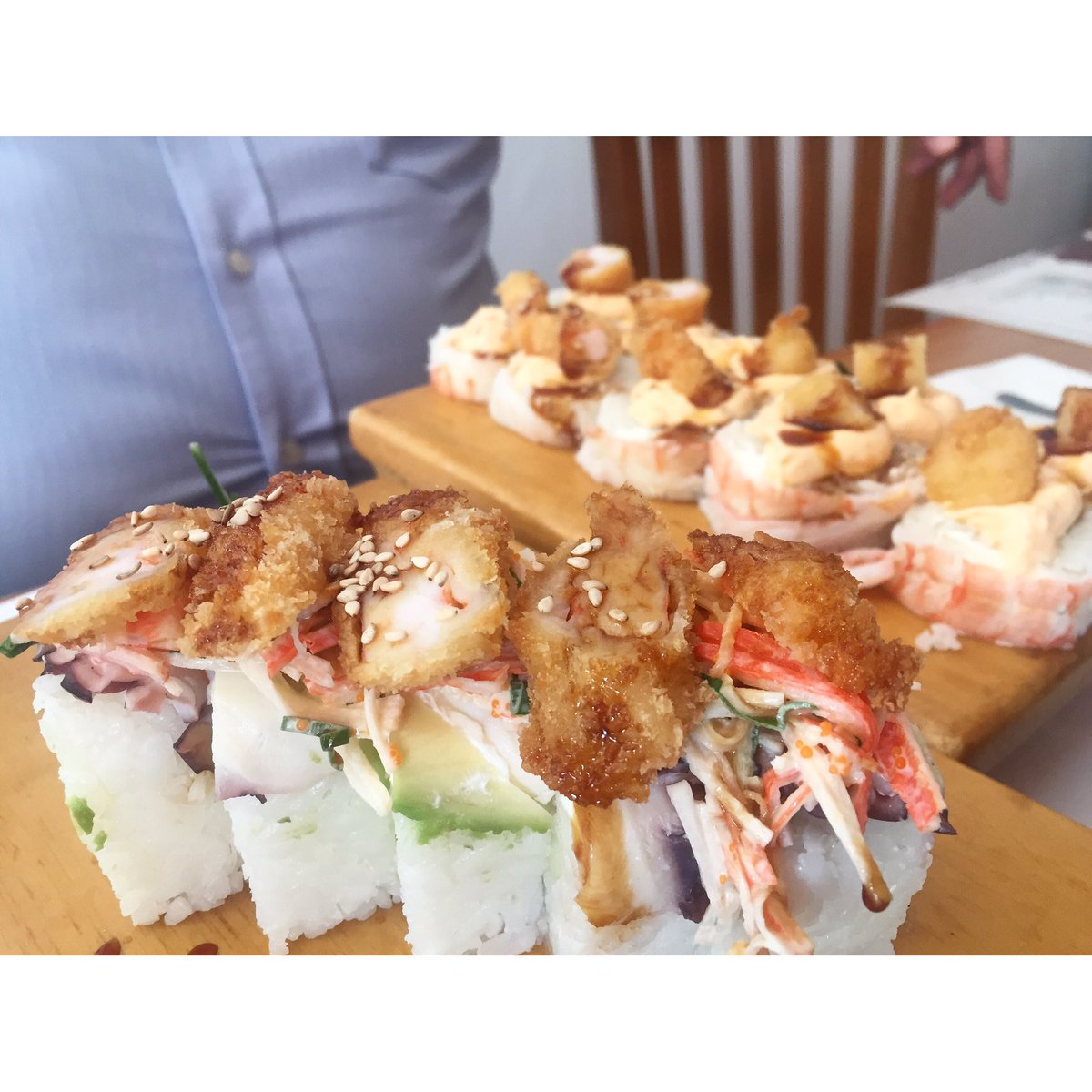 Greñudo y Ebi roll super especial en @zaosushi (av. abedules 264-b) #delicioso #sushis #foodiegdl