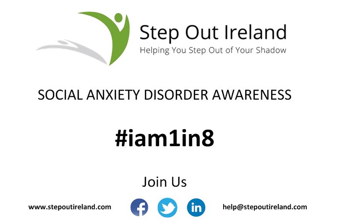 1 in 8 people in Ireland have social anxiety disorder yet it gets lost in the mental health discussion.Well no more. Like &amp; Retweet
#iam1in8
