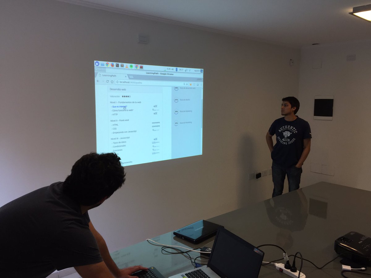 jmzlx's tweet photo. El equipo de Learning Path presentando en #SWLaPlata @lphub https://t.co/4hKtpCjiJQ