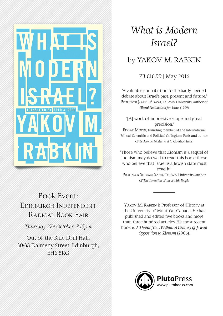 Yakov Rabkin Book List.pdf What is Modern Israel? - Professor Yakov Rabkin from Montreal ...