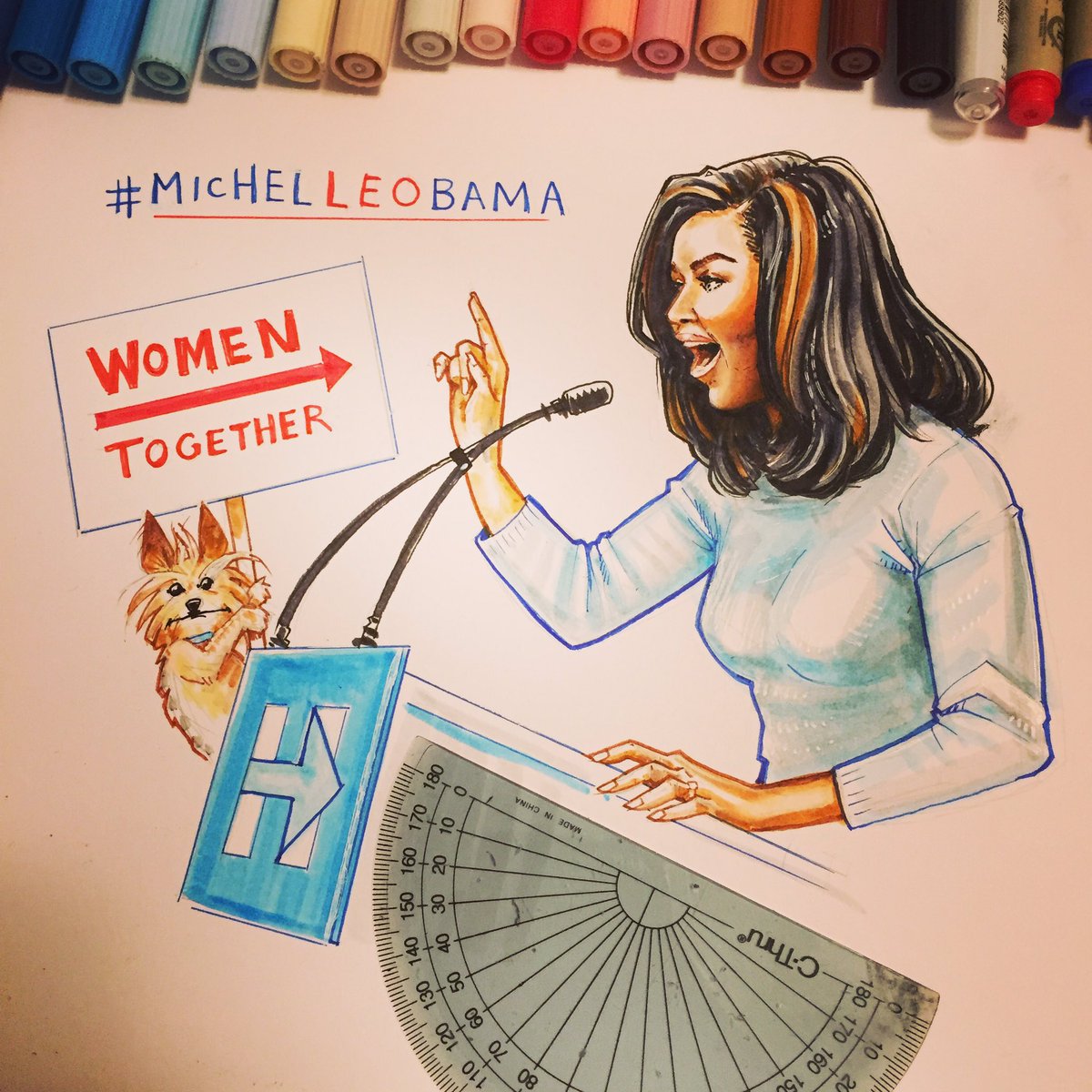 MjDiMotta's tweet image. A new #leo2go dedicated to our #firstlady @MichelleObama and her amazing and inspirational words this #2016election #MichelleObama #flotus