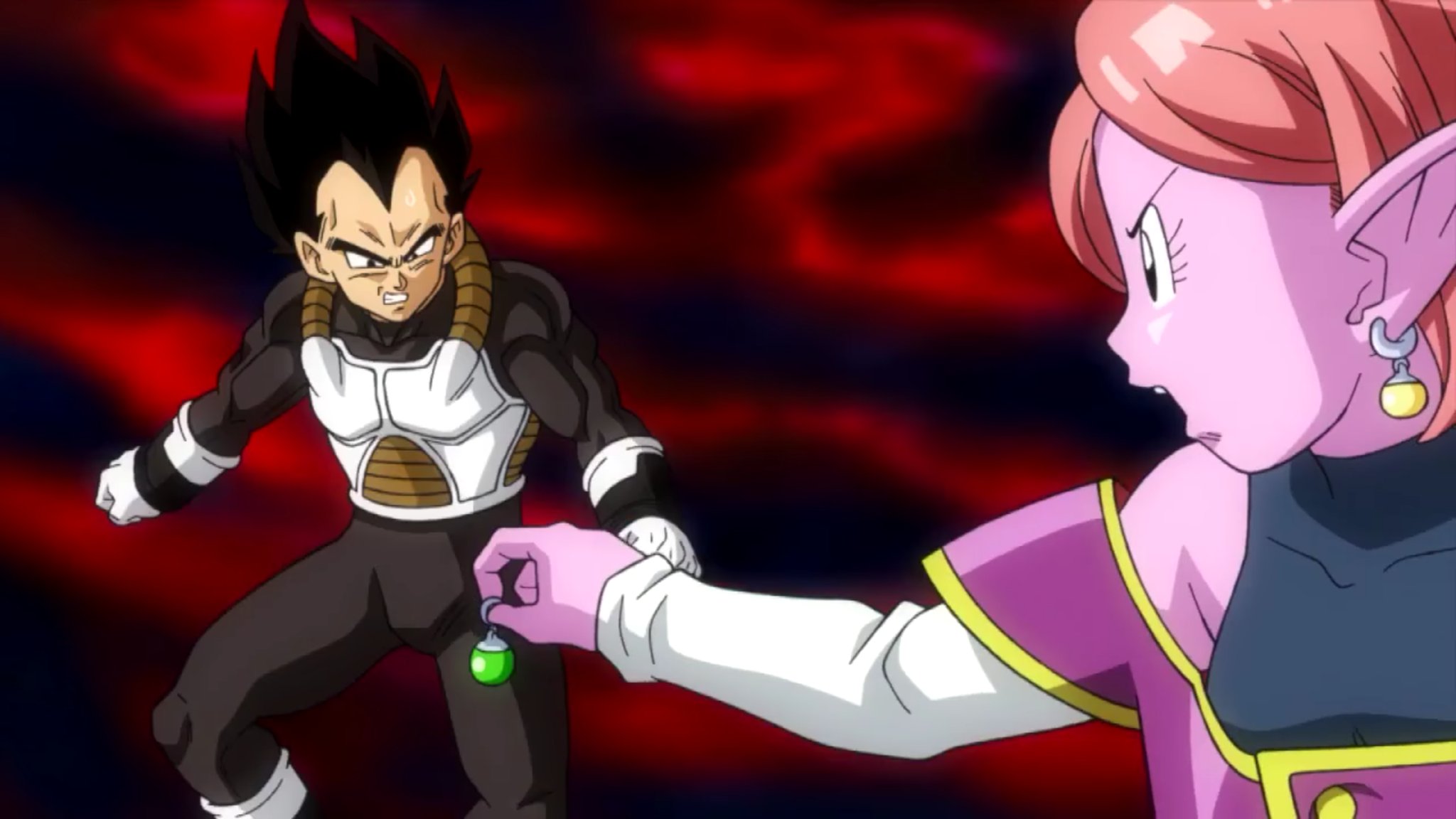 majin vegeta and trunks