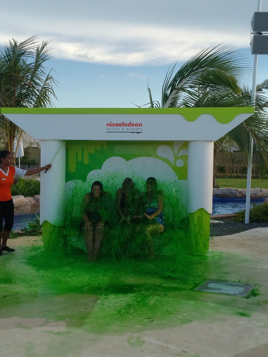 Slime Time!!!!!
<a href="/NickPuntaCana/">Nickelodeon Resorts</a>  #NickPuntaCana #GourmetInclusive #NickExperience