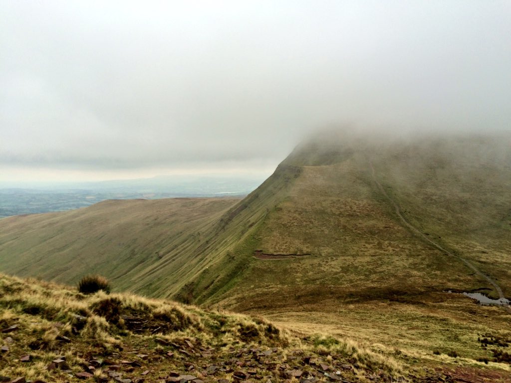 Day 4 of #beaconsway  complete llangynidyr to #penyfan 17.2 miles #chuffed #FindYourEpic #BreconBeacons #bbnatpark
