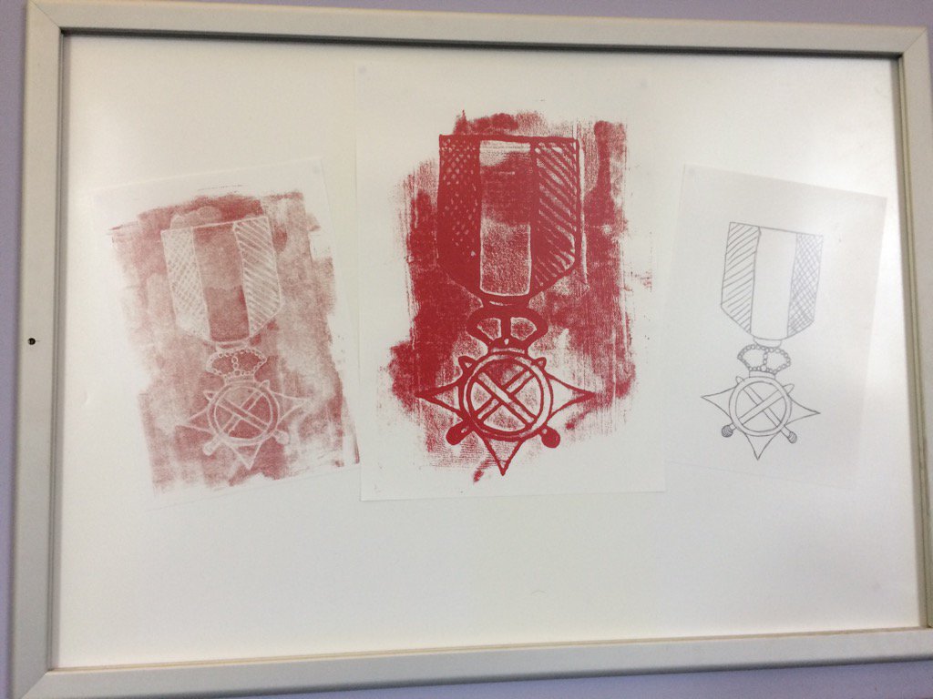 Wombatzoro's tweet photo. Really chuffed to see my prints again, now an exhibiting artist in @Museum_Cardiff https://t.co/wYUkDvbAQf
