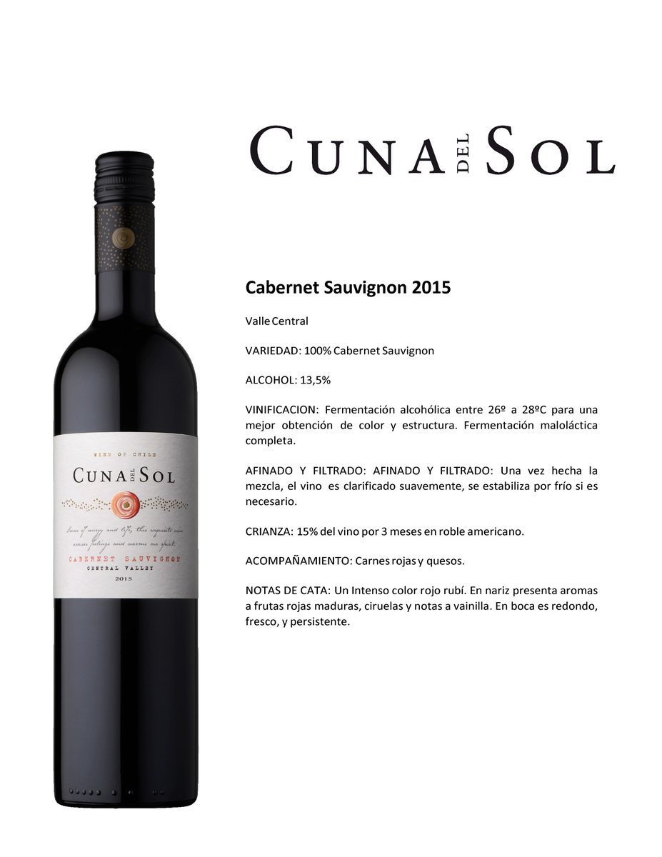 rymwines's tweet photo. Bienvenida a Colombia Viña Siegel de Chile y su vino "Cuna del Sol" https://t.co/I7T8cPgzHG