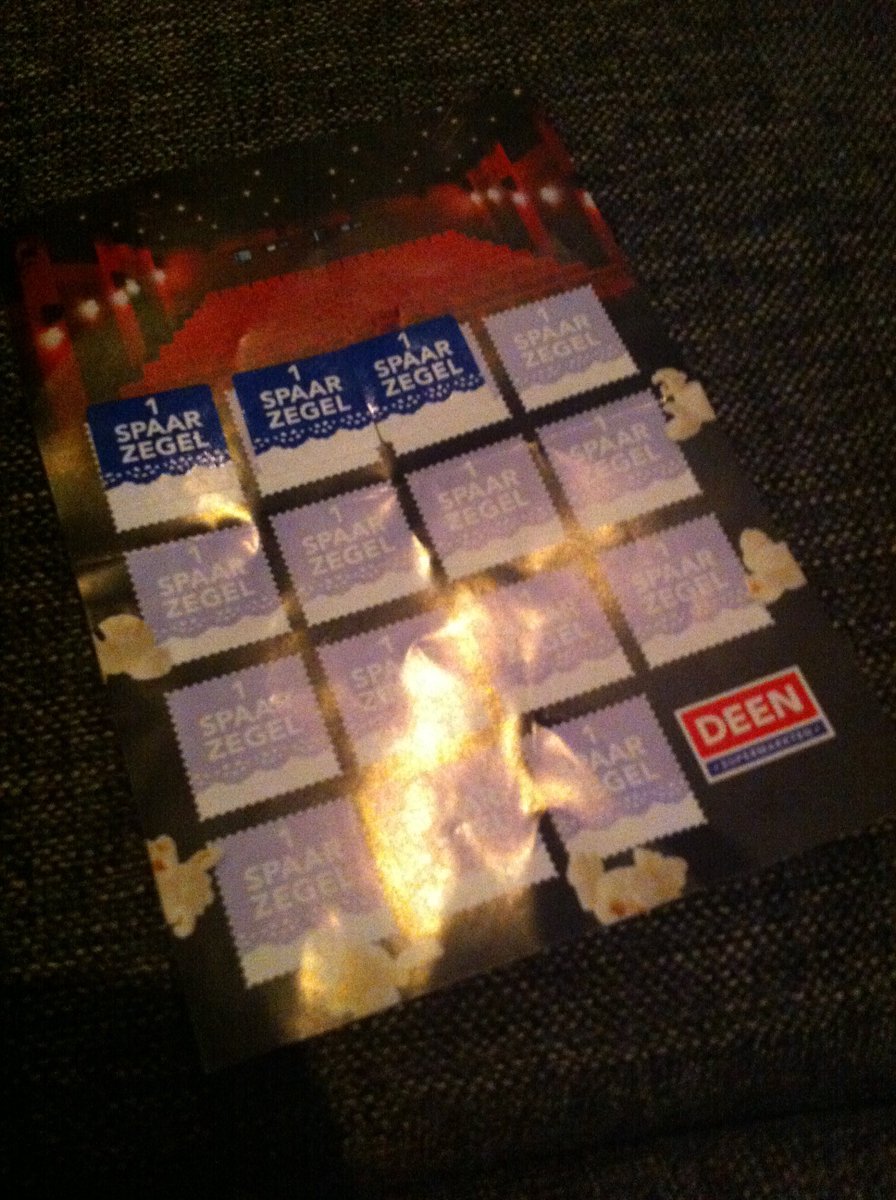 Wow #spaaractie zuinigheid @DeenWinkel Voor 150 euro aan boodschappen doen en dan een korting van 3 tot 5euro op n bioskaartje!
