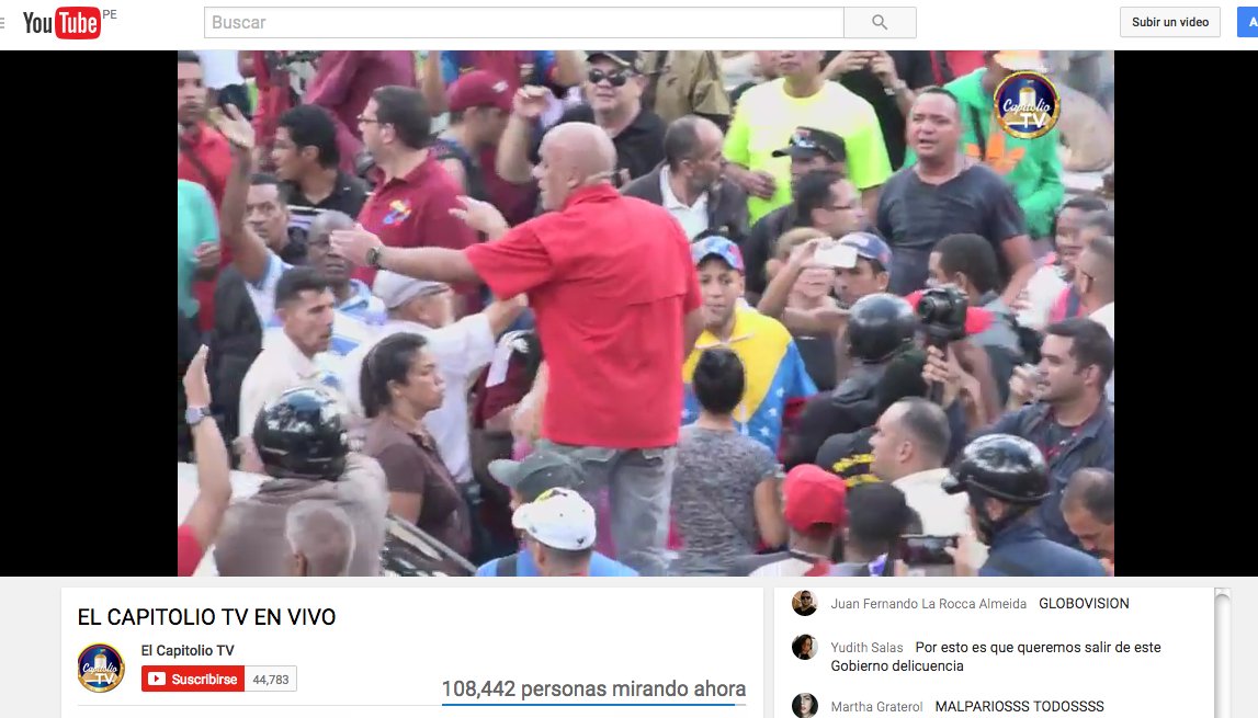 VAMOSYARACUY's tweet photo. Jorge Rodríguez con los Colectivos que ingresaron con violencia a la #SesionAN https://t.co/iEXhmiusTt