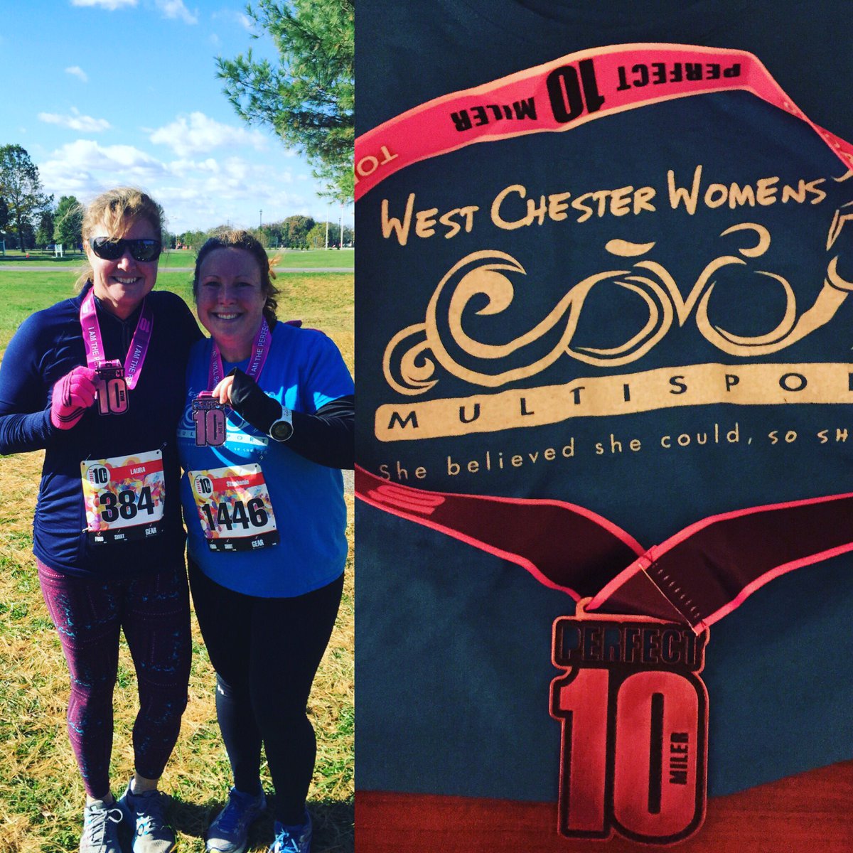 sndesq's tweet photo. Great morning with the fabulous women of #wcwms at the Perfect 10 Miler #iamaperfect10 #10miles @CGIRacing https://t.co/p0KuyS7KfF