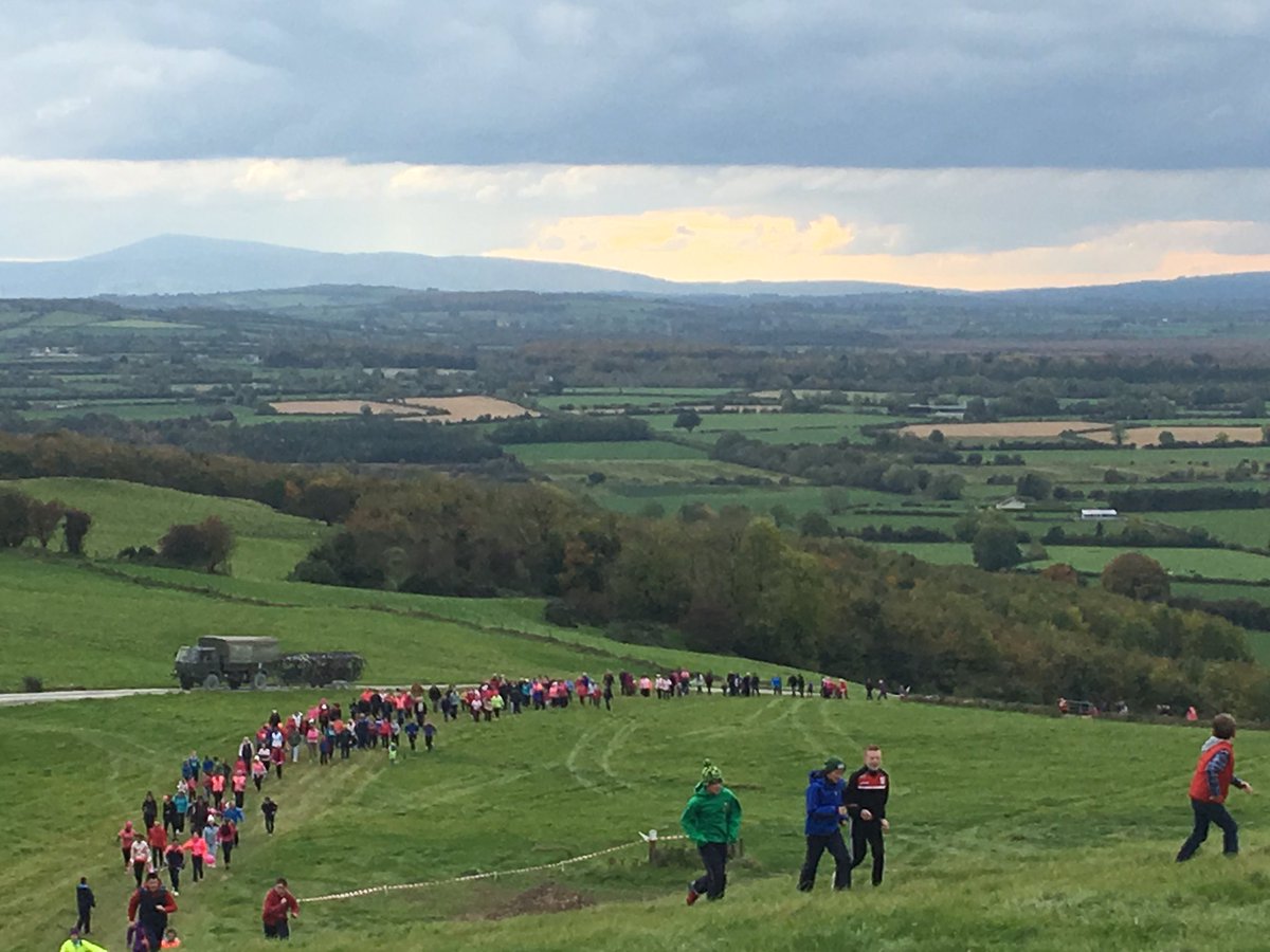 Great day <a href="/BikeParkIreland/">Bike Park Ireland</a> Pink Ribbon hill walk n Knockshegowna