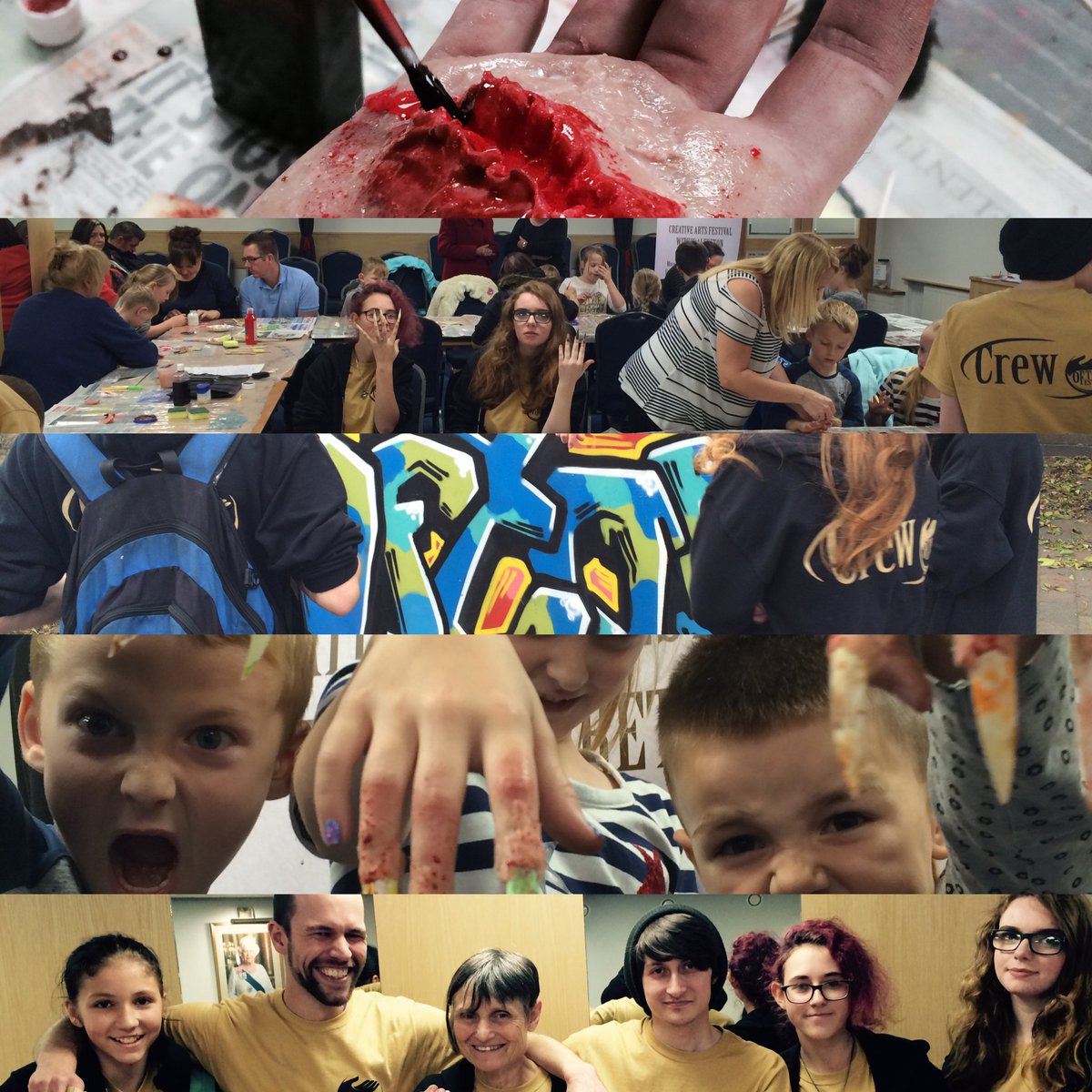 What a #success Ofton #Festival has been today! Close to 100 people involved in just 1 of the events on offer. #Alfreton #communityarts #fun