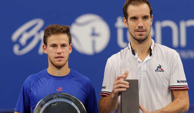 Gasquet y Schwartzman - Amberes - AFP