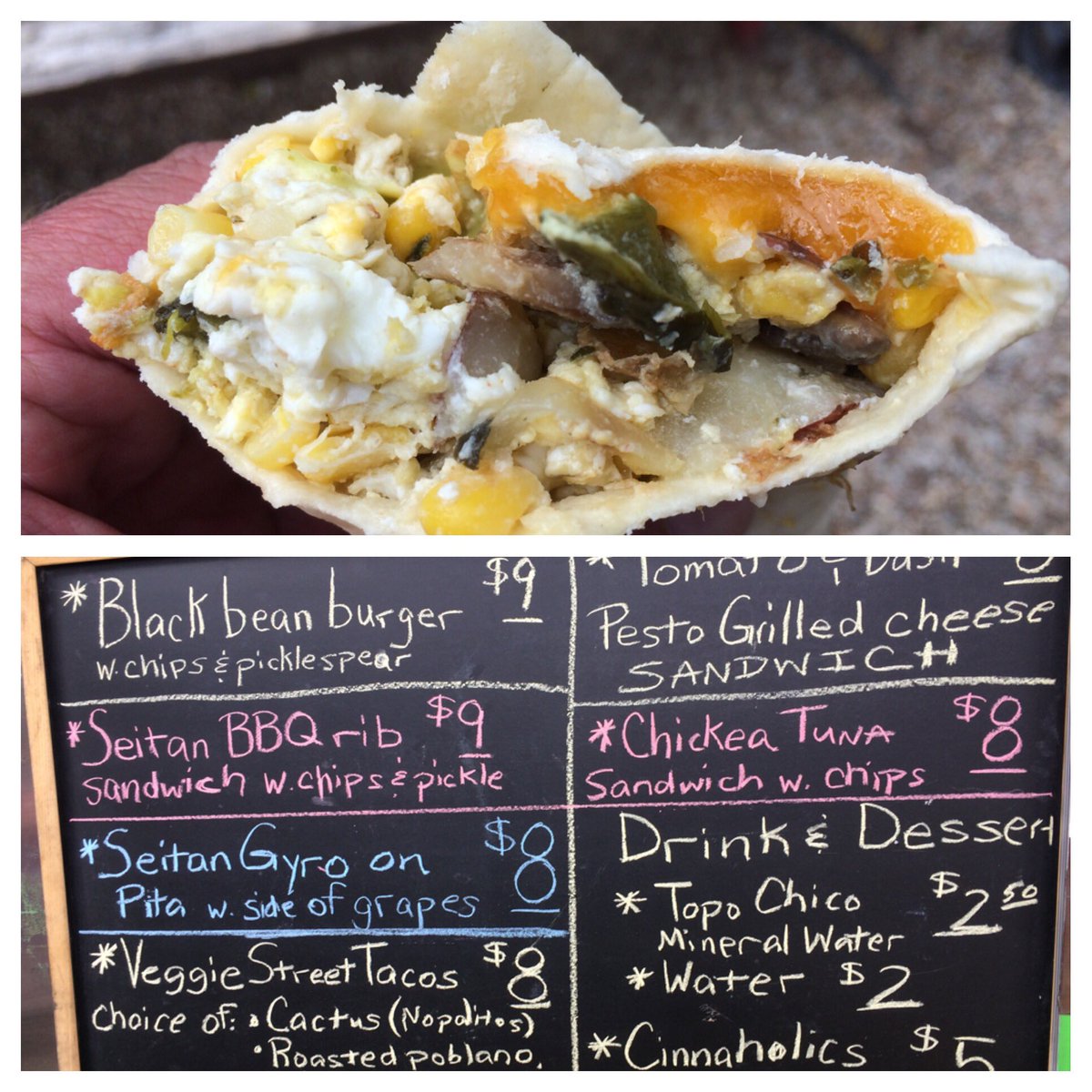 Breakfast Burrito for #brunch from <a href="/downtoearthdfw/">Down To Earth</a> <a href="/FWFoodPark/">Fort Worth Food Park</a> with <a href="/ZaTaRtruck/">ZaTaR Truck</a> <a href="/CrazyburgerFW/">Crazy Burger FW</a> <a href="/YataiFoodKart/">Yatai Food Kart</a>  <a href="/LifeIsSweetFTW/">Life Is Sweet FTW</a>
