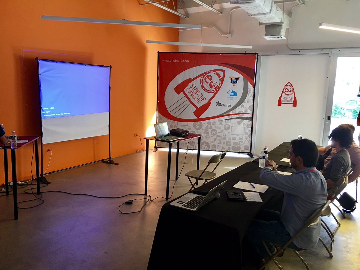 JaimeYordanFrau's tweet photo. Ready for presentations, judging & choosing the winner at @IncludeGirls' #includeathon. Where else but @engine4cws IoT Lab in #PuertoRico. https://t.co/6NUvGmRpmi