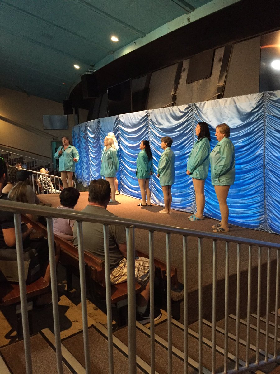 VisitFLParks's tweet photo. What a treat! Mermaids from decades past perform once a month &amp; I picked the right weekend 4 a great show and little history #flproud https://t.co/wXtTa3TQ9l