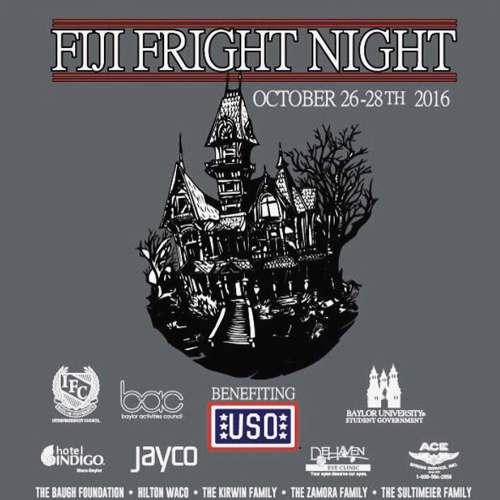 Fright night is coming up this week! The haunted house is free and is open to all students Wednesday and Thursday 8-10, and 8-12 on Friday.