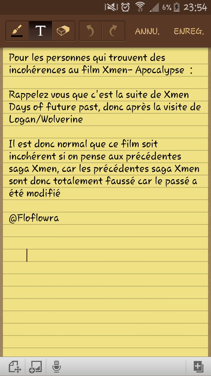 FloFlowra's tweet photo. #xmendaysoffuturepast 
#XMenApocalypse 
Pour les personnes ayant trouvé le dernier film incohérent https://t.co/tgK6qL3Mp2