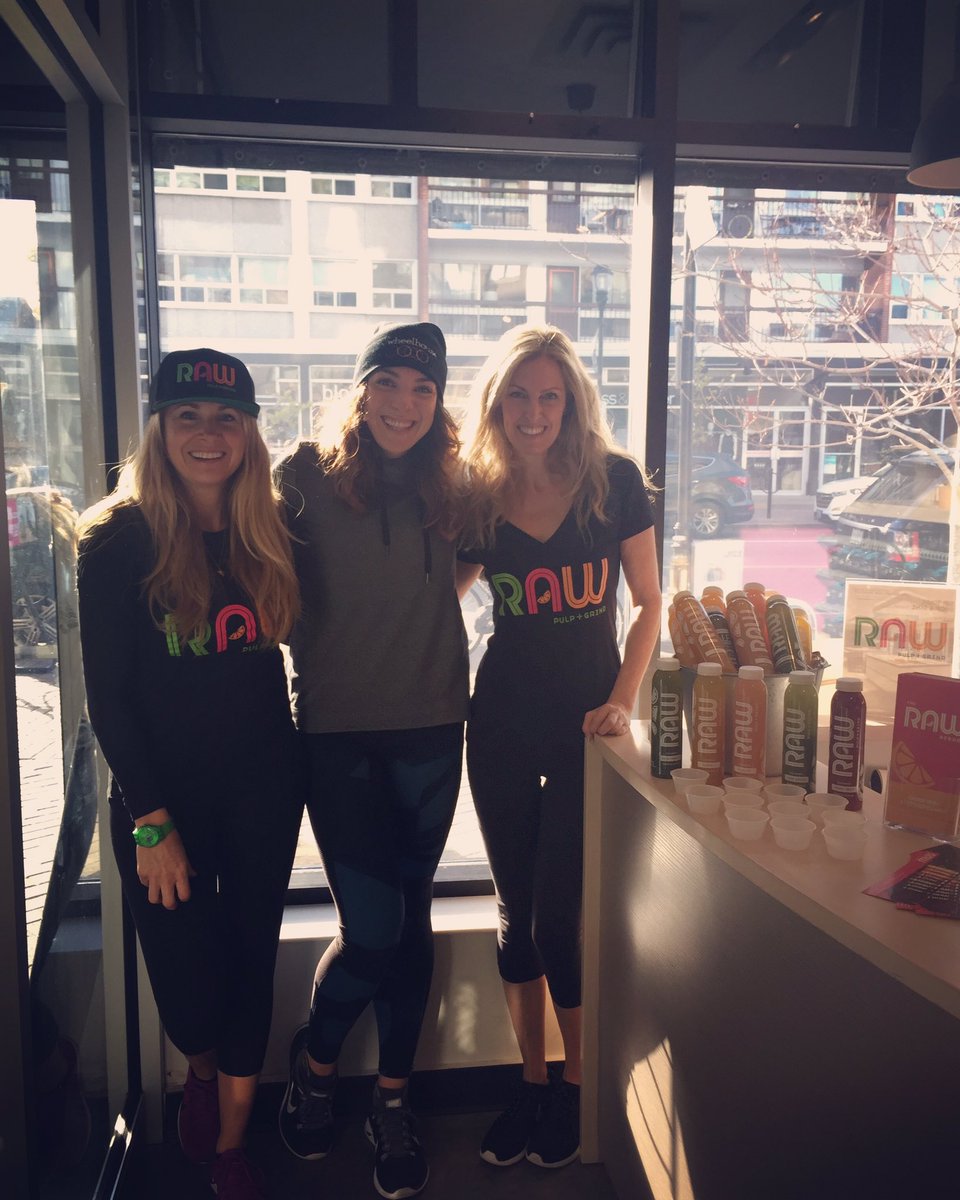 sylviagoelman's tweet photo. It was a treat to have these ladies and their cold press juices @wheelhousecycle this morning! https://t.co/xNL3MN4sYC