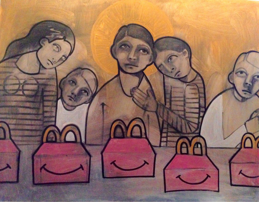RaubAyers's tweet photo. "Over-processed" ACRYLIC,PAINTING. via @ArtLoupe.#art #painting #acrylic https://t.co/tgfj6meUN8