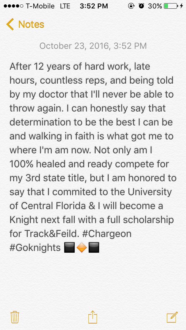 Court_The_Kid's tweet photo. Beyond blessed to say that I will be a Knight next fall. #Chargeon #Goknights https://t.co/IhpPIOcu9P