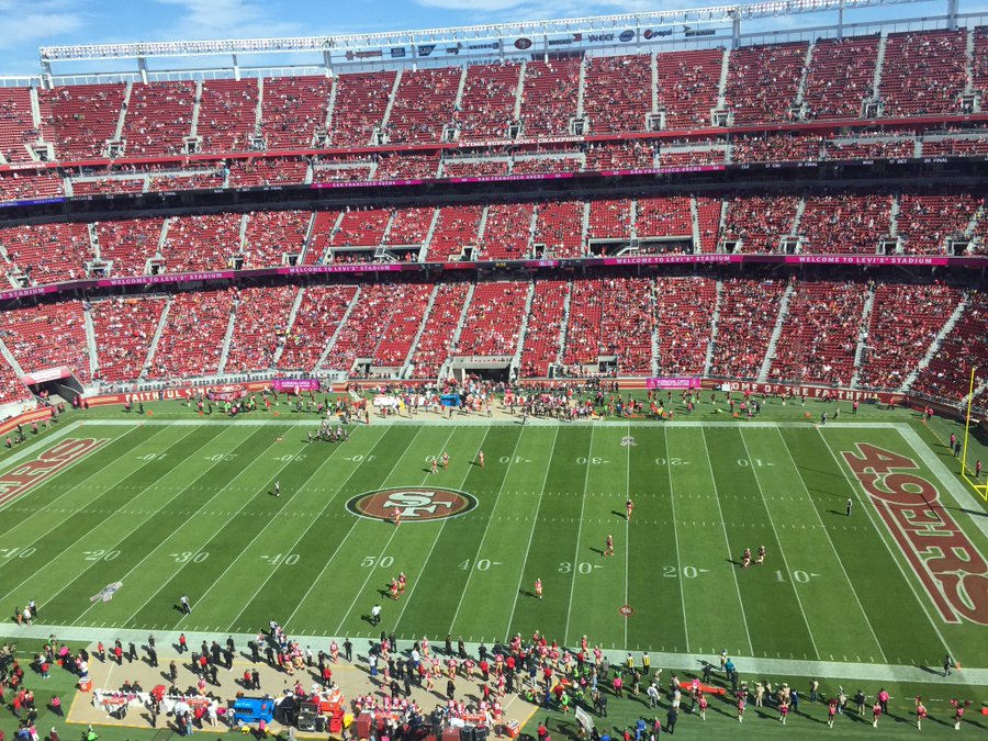 LOOK: Levi's Stadium is almost empty for Buccaneers-49ers game -  