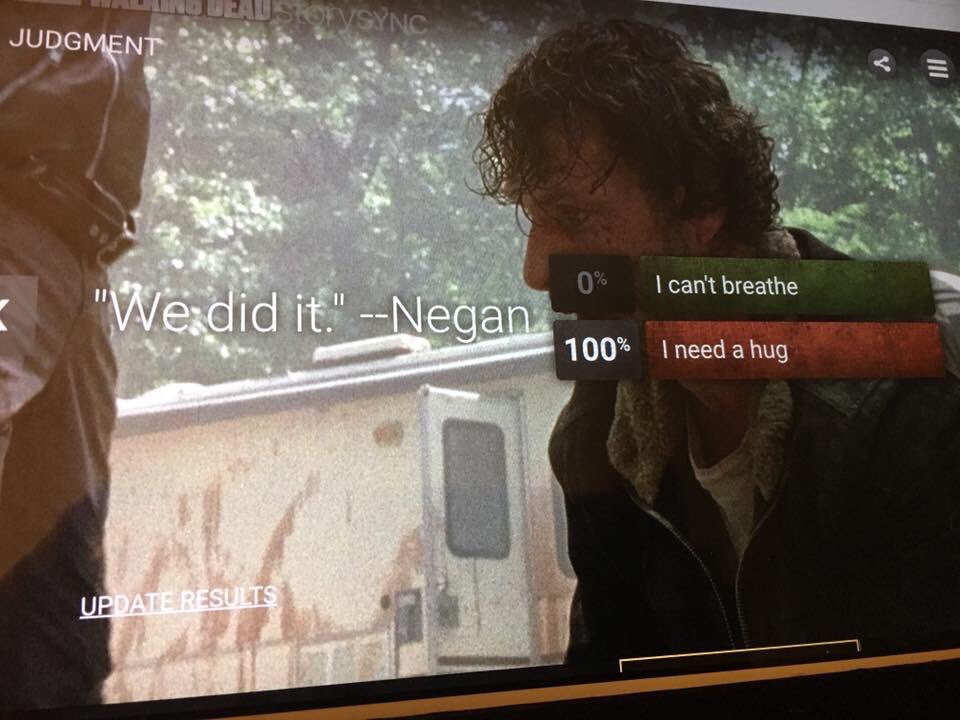 TempleOfFandom's tweet photo. #TheWalkingDead Pretty Much. #ineedahug https://t.co/4vEI21eNUs