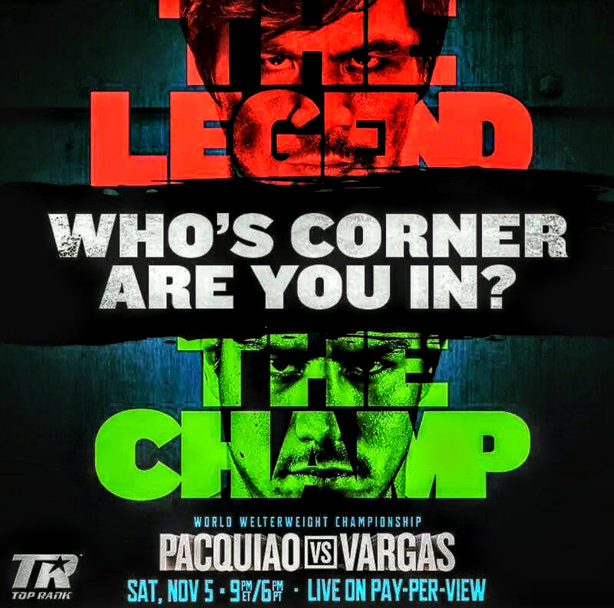 BikuzBoxing's tweet image. This is a better fight than most give credit. Pacquiao at 100%
Facing young, strong, determined WBO welterweight champion @Jessie_vargasJV