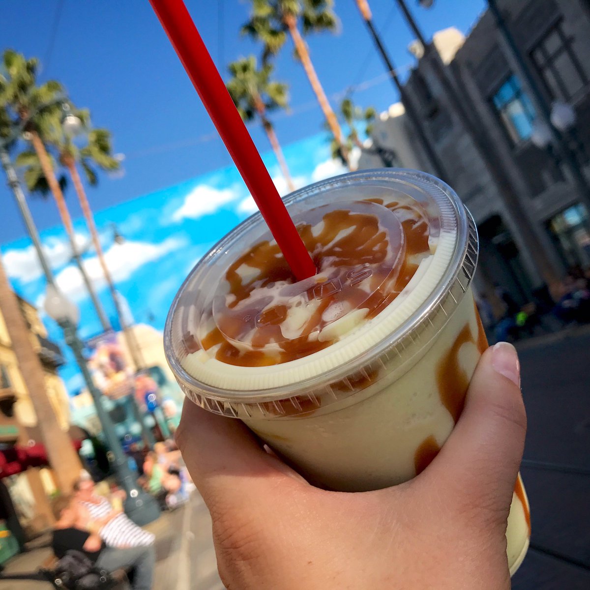 2Disneylanders's tweet photo. Who has tried the Caramel Apple Smoothie at Schmoozies?? It's one of the #HalloweenTime treats we reviewed in our recent post. Yay or nay? https://t.co/0ZSRiNeIb9