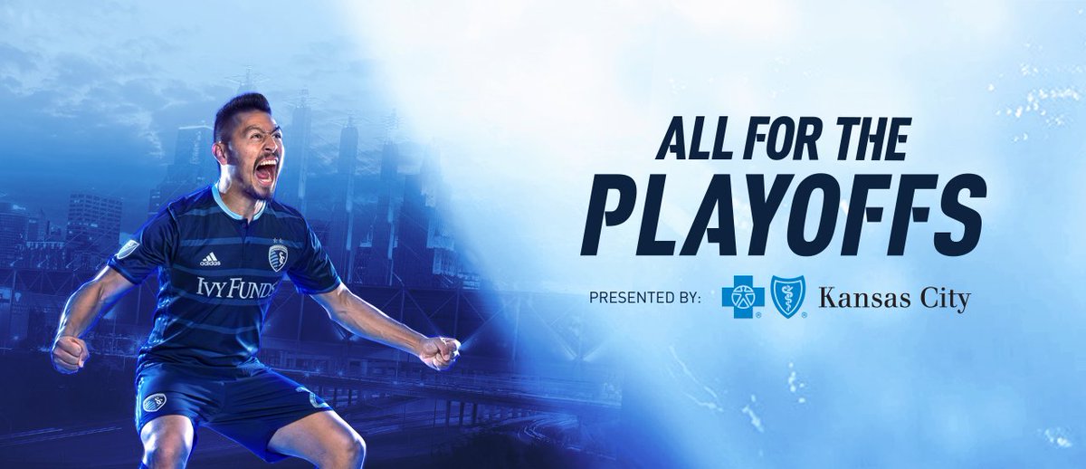 SportingKC's tweet image. WE'RE GOING TO THE PLAYOFFS, KANSAS CITY!!!