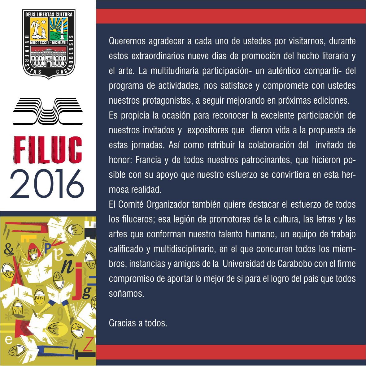 Filuc_oficial's tweet image. ¡Gracias por venir a vivir la experiencia! #Filuc2016 #BibliotecasEnLaMira