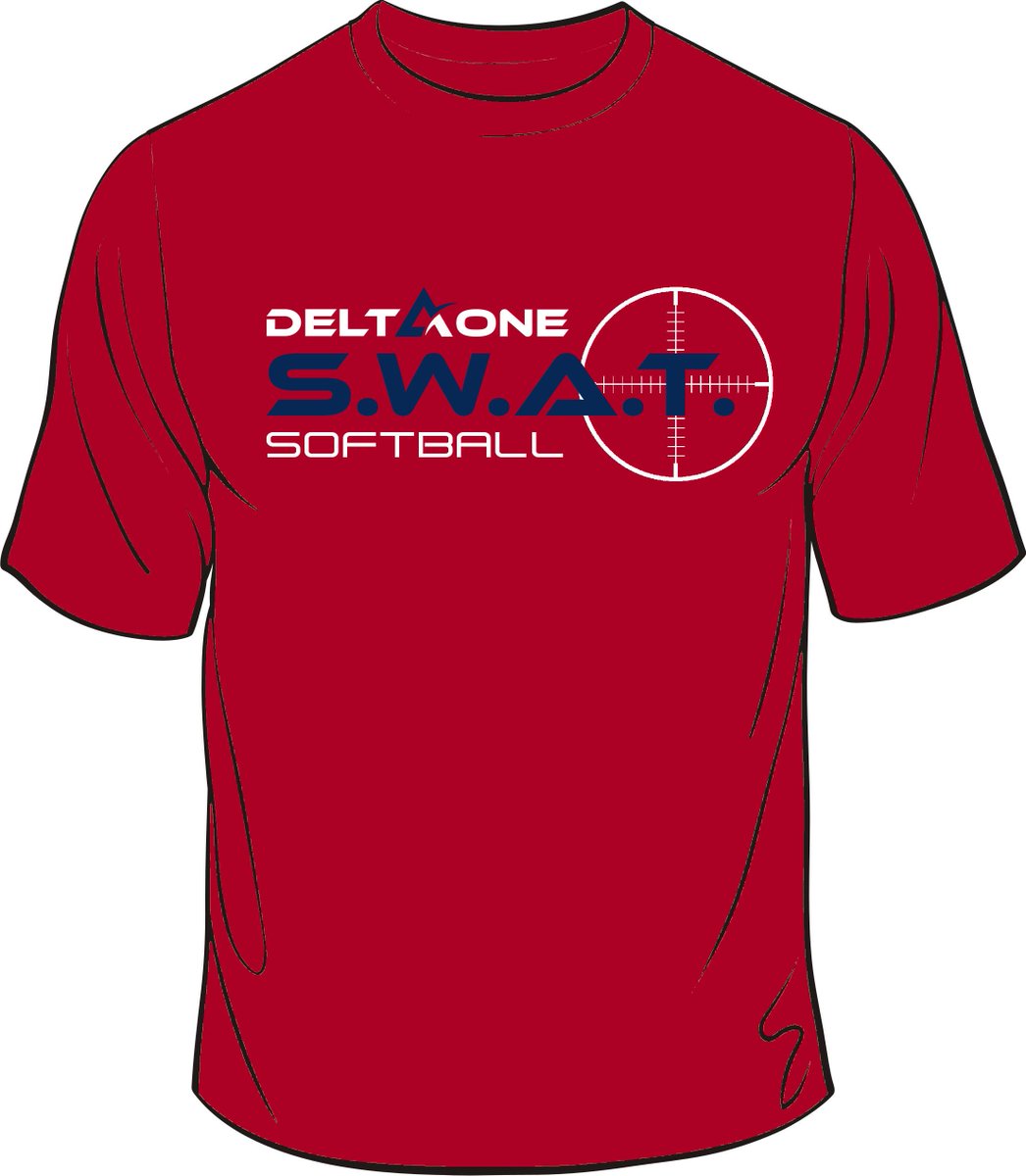 DeltaOne SWAT Team fan apparel are available for purchase now.  Dri-Fits for $18 or 100% cotton for $12.