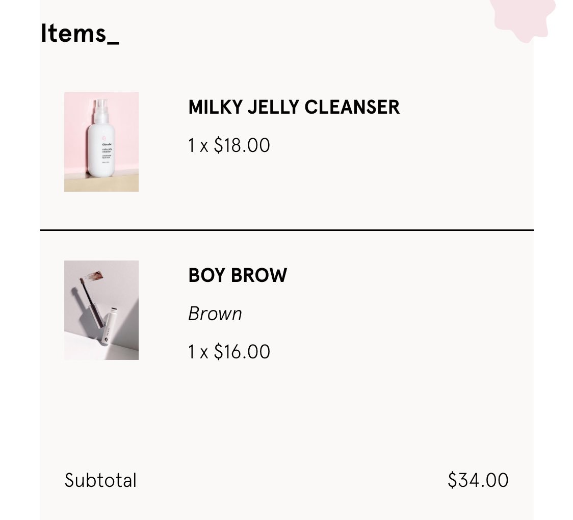 glowkit's tweet photo. Congrats @Bearbelina got u a boy brow &amp; a milk jelly cleanser ✨ https://t.co/IiJlFZX6Es