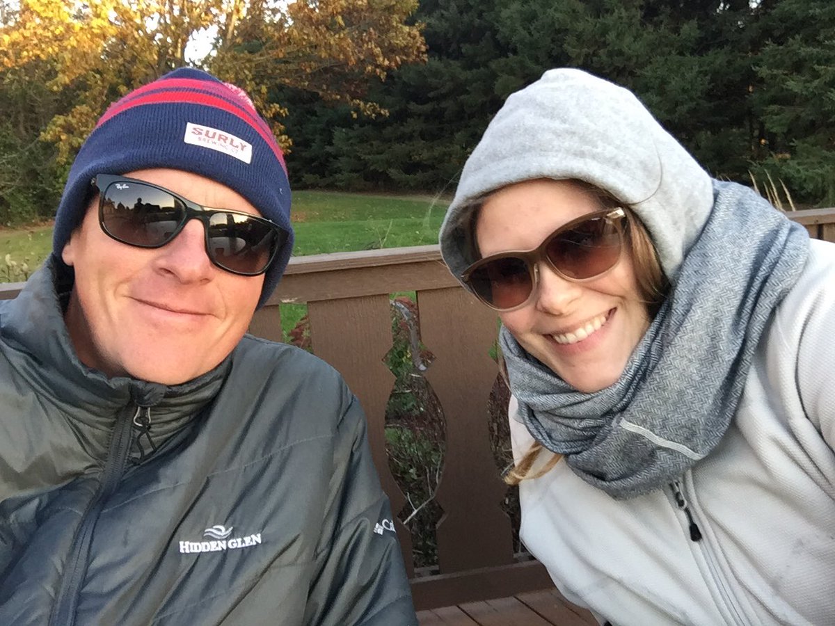 mrgarrettluck's tweet photo. Enjoying a beautiful fall night with sister in law @dcengel7. #layerseason. https://t.co/W4NgpYynuV