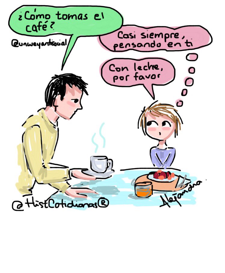 HistCotidianas's tweet photo. ¿Cómo tomas el café?...
(Dibujo inspirado en un tuit de @unweyantisocial ). https://t.co/cy6NMJfJbZ