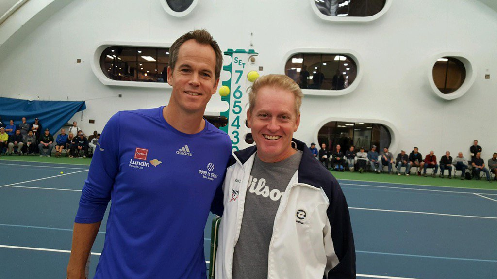 A privilege to share some time with the great Magnus Norman. A great coach but better person