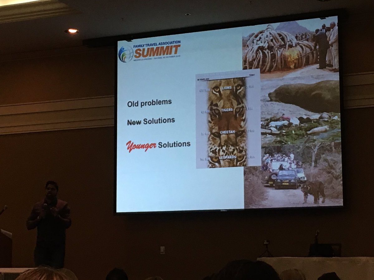 Listening to <a href="/bigfivetours/">Big Five Tours and Expeditions</a> chat #familytravel at the #FTAsummit