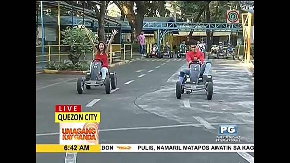 gretchenho's tweet photo. #NowFeaturing: Pedal and Paddle Rides @ Quezon City Memorial Circle with @marlo_mortel. Magandang pasyalan para sa sembreak! @ukgdos https://t.co/0hnzEpKWvs