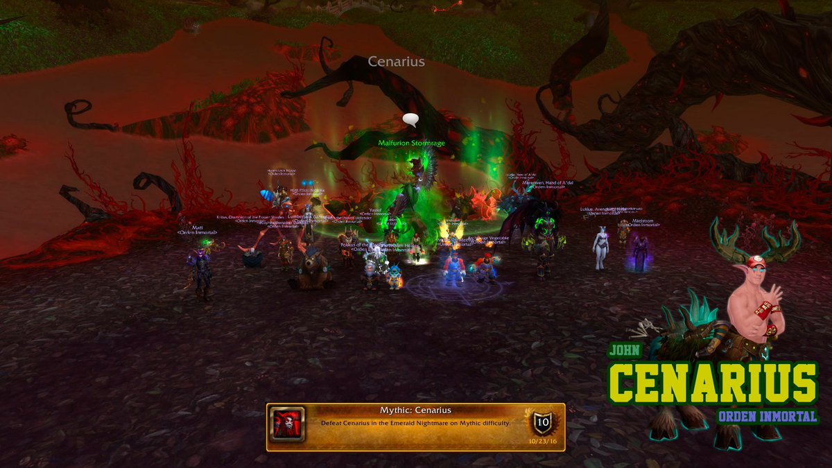 OrdenInmortal's tweet photo. Cenarius mythic! 6/7! https://t.co/MN8sGkb5Oa