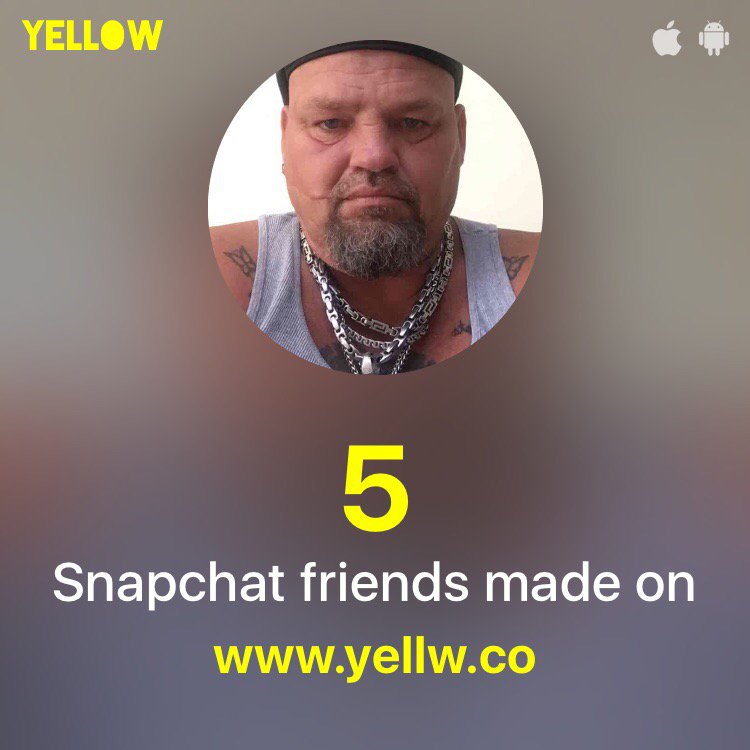 FrankShaver46's tweet photo. Thanks @yellwapp 😍😍 I made 5 new friends on Snapchat: https://t.co/TazOXKUdOW #MakeFriendsOnSnapchat https://t.co/BdTrdK5FNh