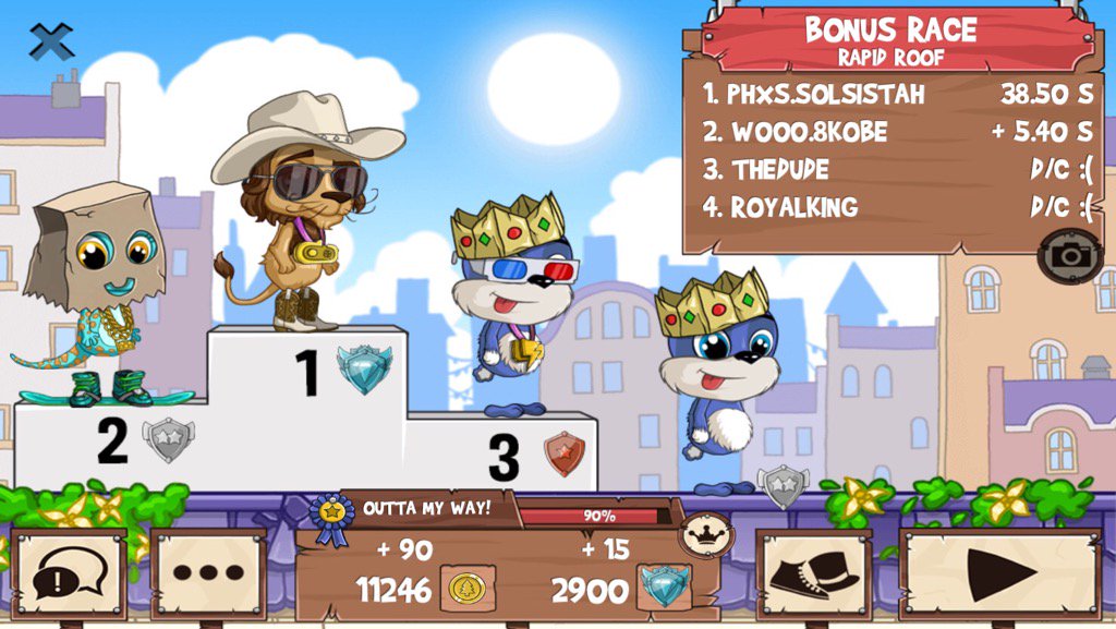 SolSistah_'s tweet photo. Why do people rage quit on a bonus? Having a blast @ #funrun2 #8Kobe #TheDude #Royalking https://t.co/E4DNm9LFc6