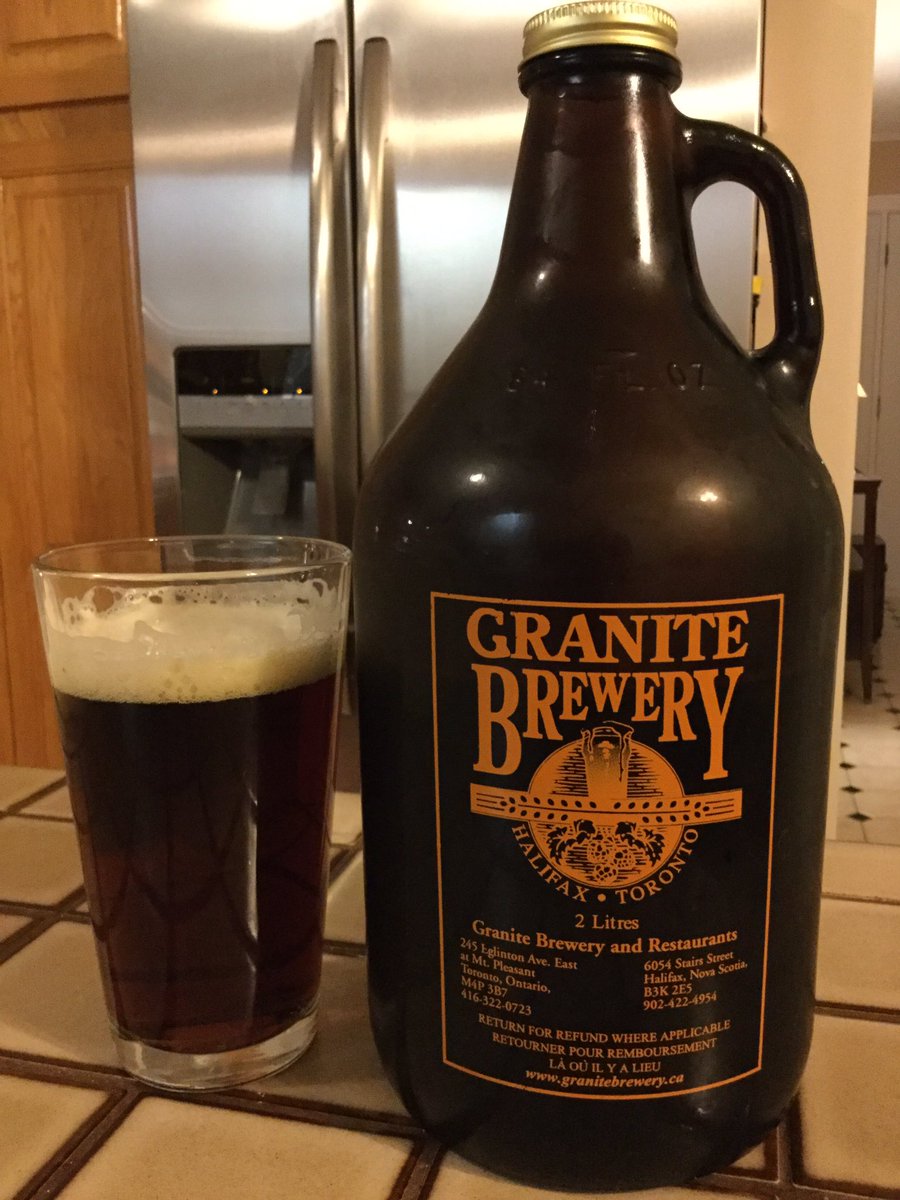 mmurphy's tweet photo. Sitting  down with a few Peculiar Strong Ale's from @granitebrewery. https://t.co/F0I4hbVLtl