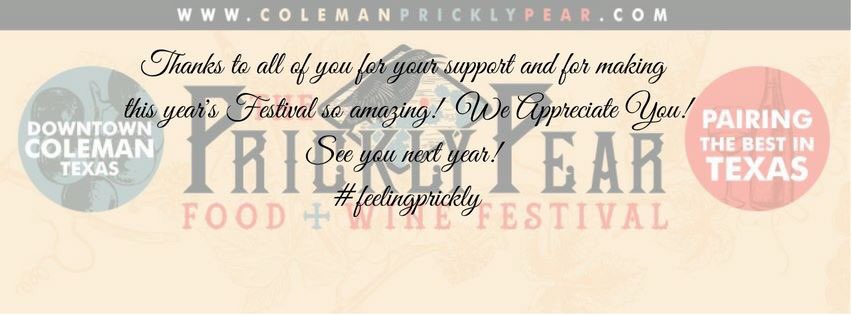 Signalfbg's tweet image. Thank you to everyone who made this year's #pricklypearfestival in #colemantx so amazing #feelingprickly