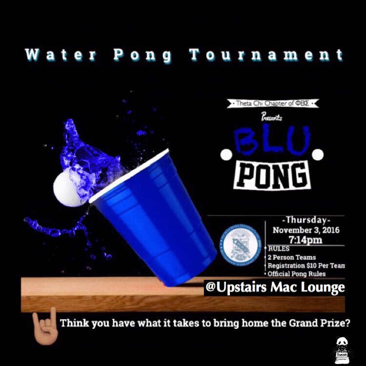ajeesh_nair94's tweet photo. Don't forget to register for BLU Pong and take home the grand prize! https://t.co/zT0Bu51s7B #SigmaWeek2K16 Link is in my bio! https://t.co/g1hsvaCdgW
