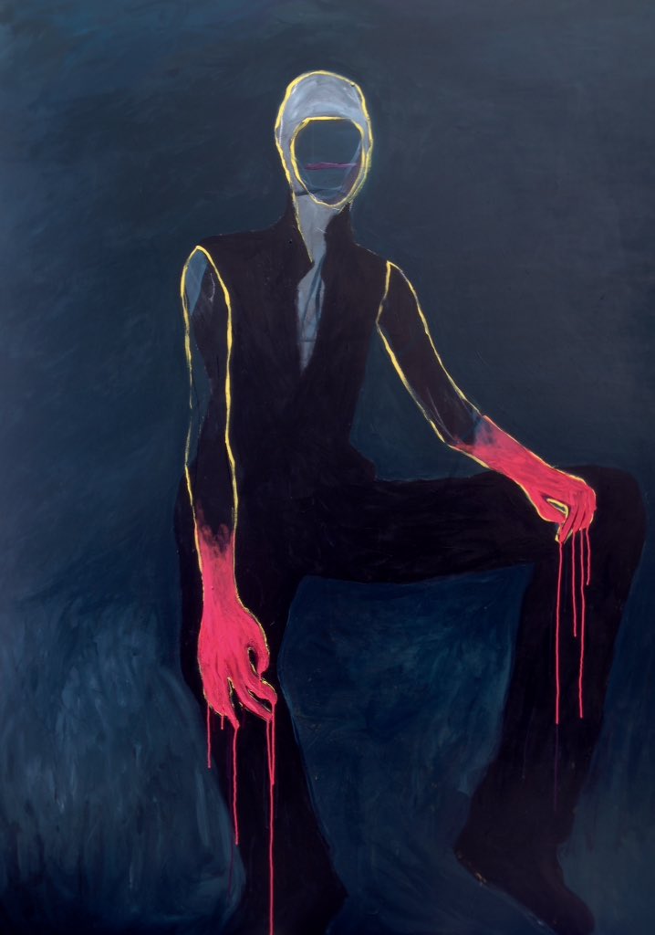 Chati's tweet photo. all done now (Image:Dripping Divine 2016) #painting #chaticoronel https://t.co/0pi9G5Xpvp