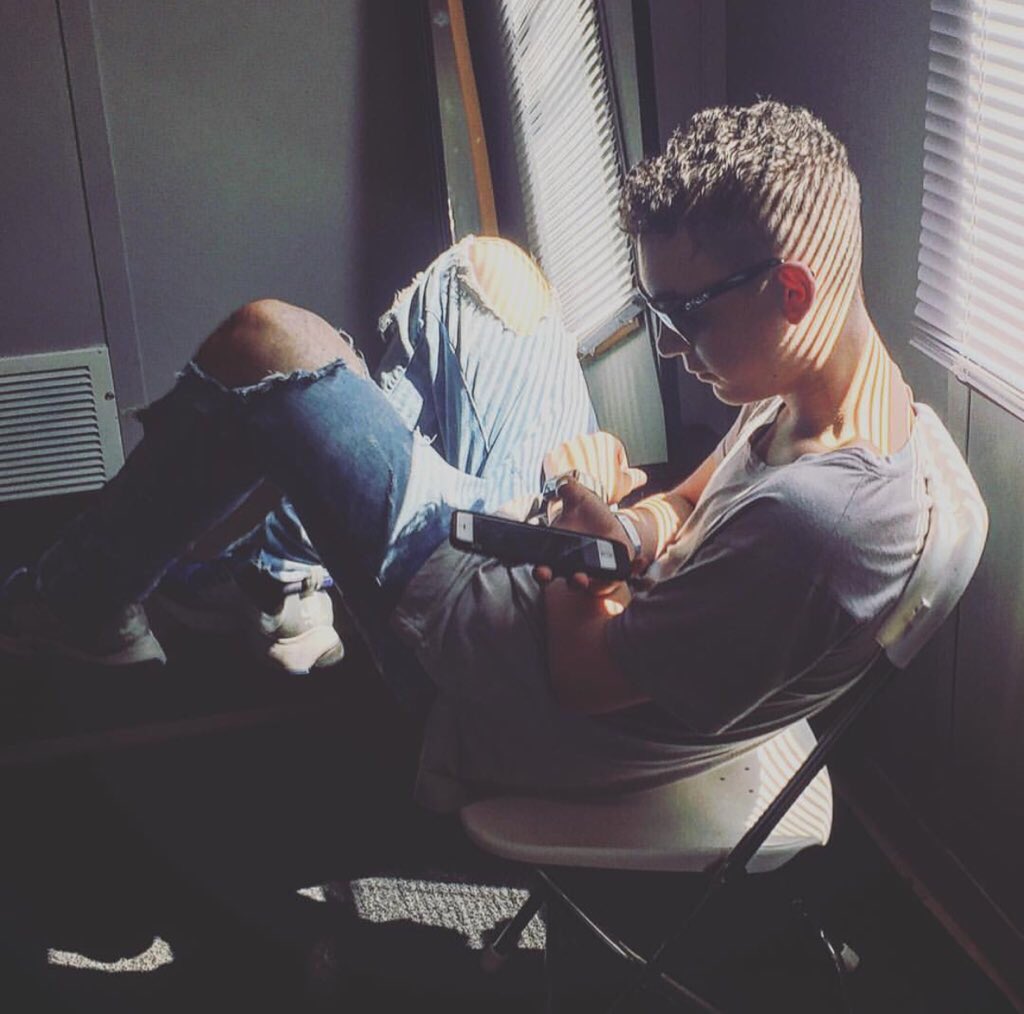 Sabrinainmon's tweet photo. Sitting hear casually waiting for @AlexAngelo to call me like #CallMeAlex https://t.co/LRKmfCI5Yj