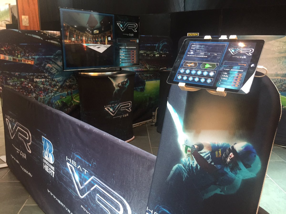 HeatBBL's tweet photo. #HeatVR is at @WestfieldAU North Lakes! Come play! #TurnUpTheHeat https://t.co/5yjE58l9DE