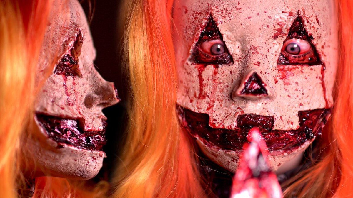 GlamandGore's tweet photo. You don't need a pumpkin to carve a Jack-O-Lantern this Halloween. Tutorial here! > https://t.co/I0kYBXSWMO https://t.co/ZIjXXashh2