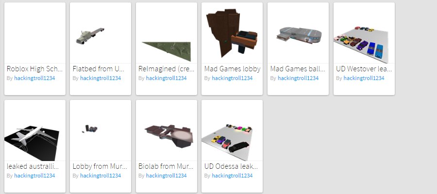 Roblox Leaked Games Hackingtroll Twitter - roblox leaks site