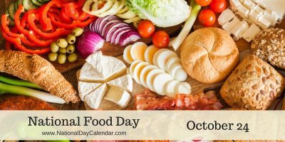 October 24, 2016 – NATIONAL FOOD DAY – NATIONAL BOLOGNA DAY – UNITED NATIONS DAY nationaldaycalendar.com/2016/10/23/359…